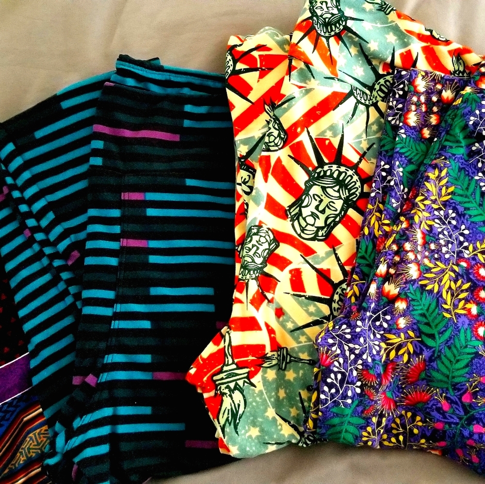 LuLaRoe TC leggings • LOT - 4 pair